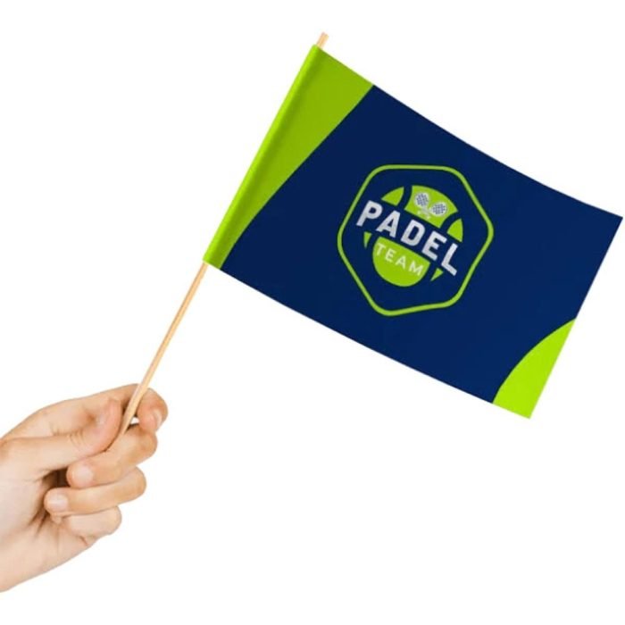 Custom Paper Flags (50 pcs) – Double-Sided Gloss | 109x183 mm | (Code 251)
