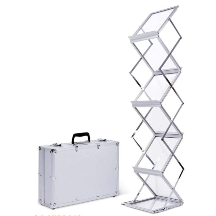 Zig Zag Brochure & Leaflet Stand – Portable Display for Exhibitions & Promotions (Code 255)